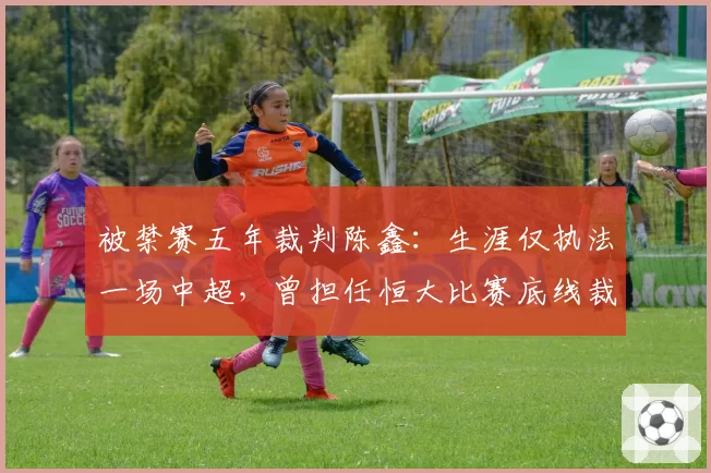 被禁赛五年裁判陈鑫：生涯仅执法一场中超，曾担任恒大比赛底线裁判